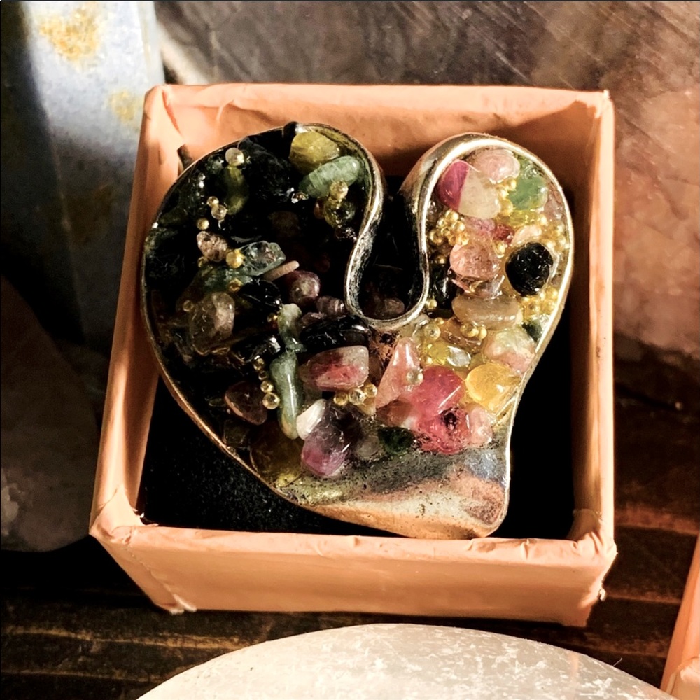 Alchemy63 Handmade Statement Ring Multi-gemstone
